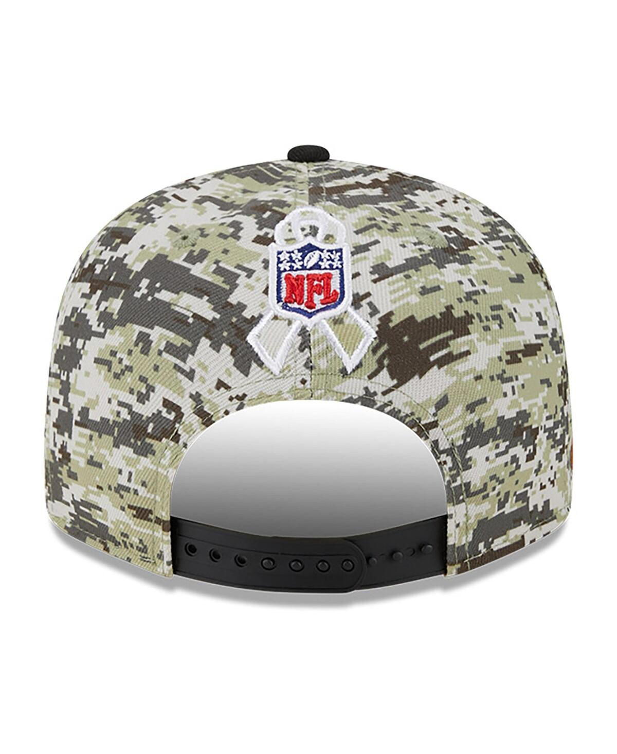 Men's New Era Black Cincinnati Bengals 2023 Salute To Service 9FIFTY Snapback Hat - Black
