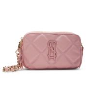 Madden NYC Women's Quilted Crossbody Bag with Faux Sherpa Pouch