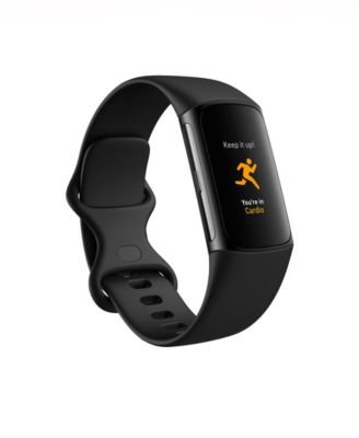 Unisex Charge 6 Silicone Fitness Tracker Watch 36mm