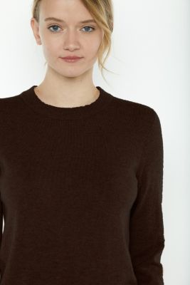 Women's 100% Pure Cashmere Long Sleeve Crew Neck Pullover Sweater