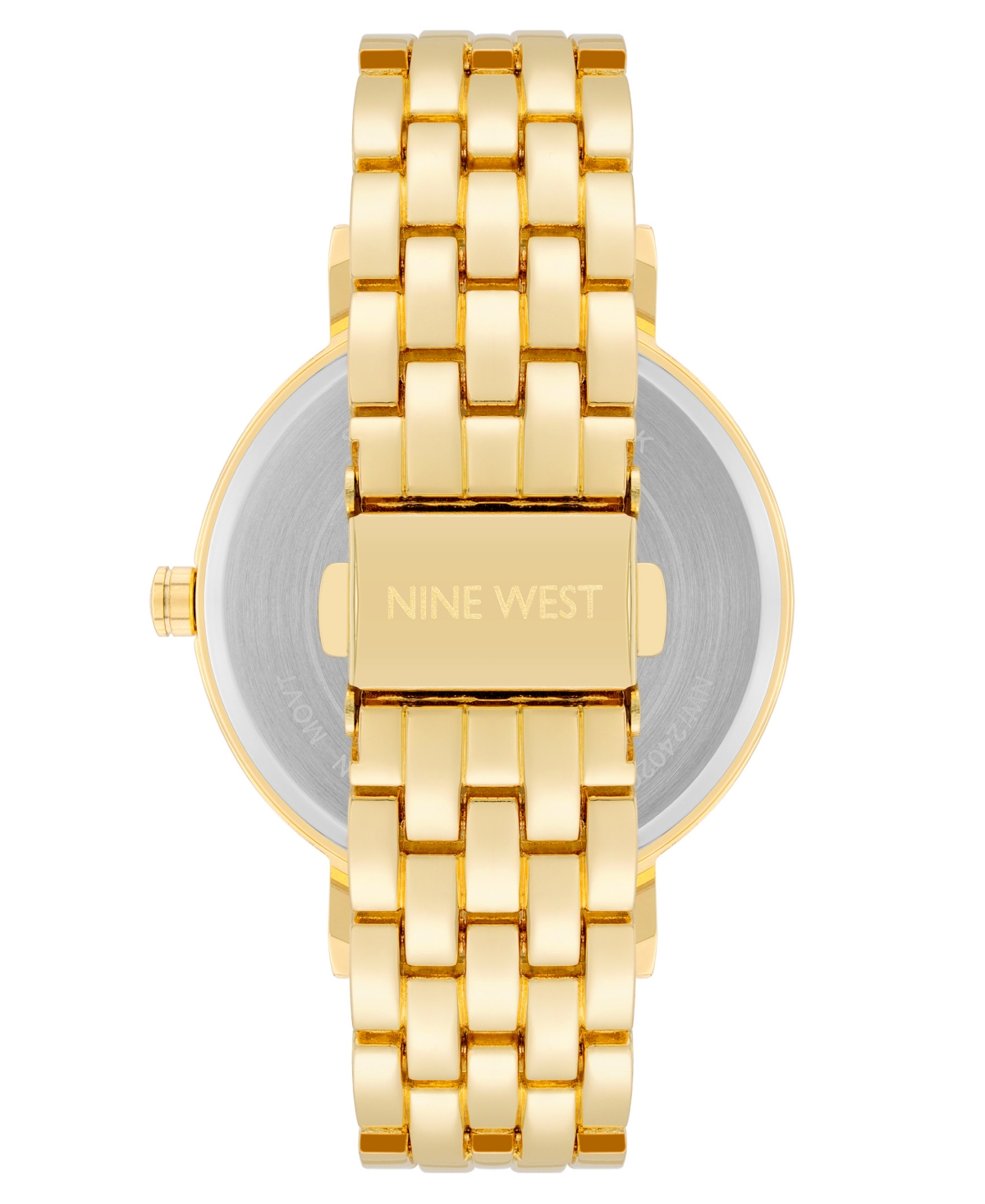 Nine West Women's Quartz Gold-Tone Alloy Link Bracelet Watch, 36.5mm - Gold-Tone