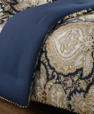 Shop Croscill Valentina Comforter Sets In Navy