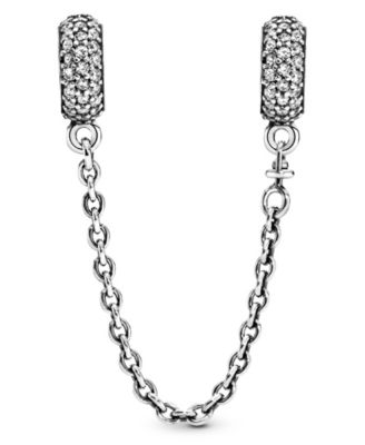 Sparkling Pave Safety Chain セーフティー チェーン Pandora Sterling Silver Sparkling Pave Safety Chain Charm