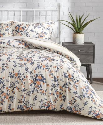 Garden Bouquet Reversible Microfiber 2-Pc. Comforter Set, Twin/Twin XL