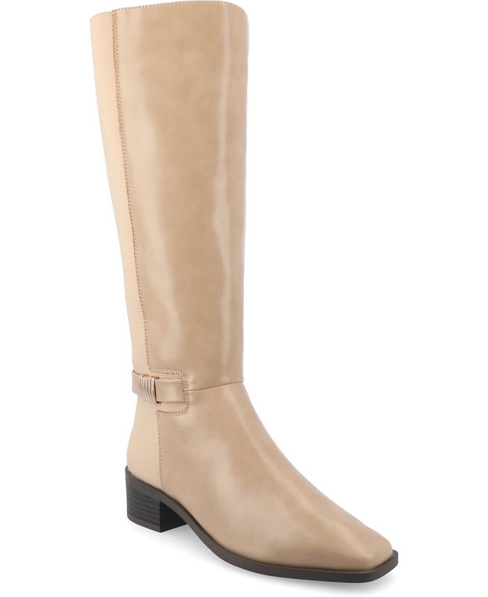 Wide width sale regular calf boots