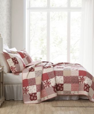 Celina Patchwork Cotton Reversible 2-Piece Quilt Set, Twin