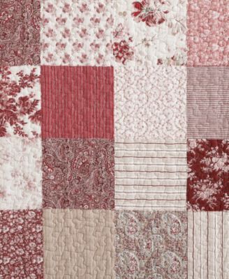 Celina Patchwork Cotton Reversible 2-Piece Quilt Set, Twin