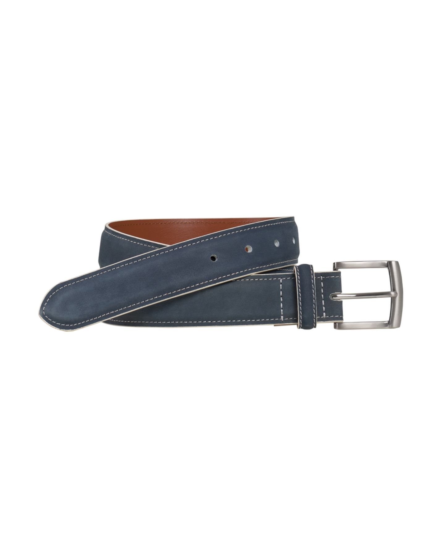 Мужской ремень Johnston & Murphy Painted Edge Belt — фото 1