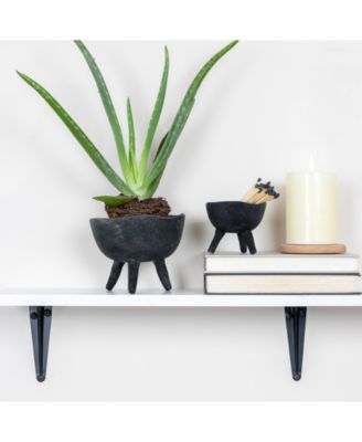 Boho Terracotta Footed Planter