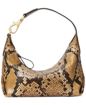Lauren Ralph Lauren - Kassie Printed Leather Medium Convertible Bag