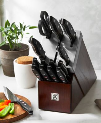 TWIN Signature 15-Piece Self-Sharpening Knife Block Set