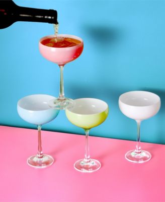 5.8-Ounce Mini Coupe Cocktail Glasses, Glass Cups Set of 4