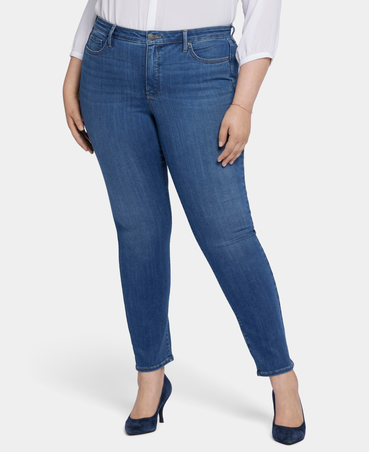 Nydj Plus Size Sheri Slim Jeans In Rockford