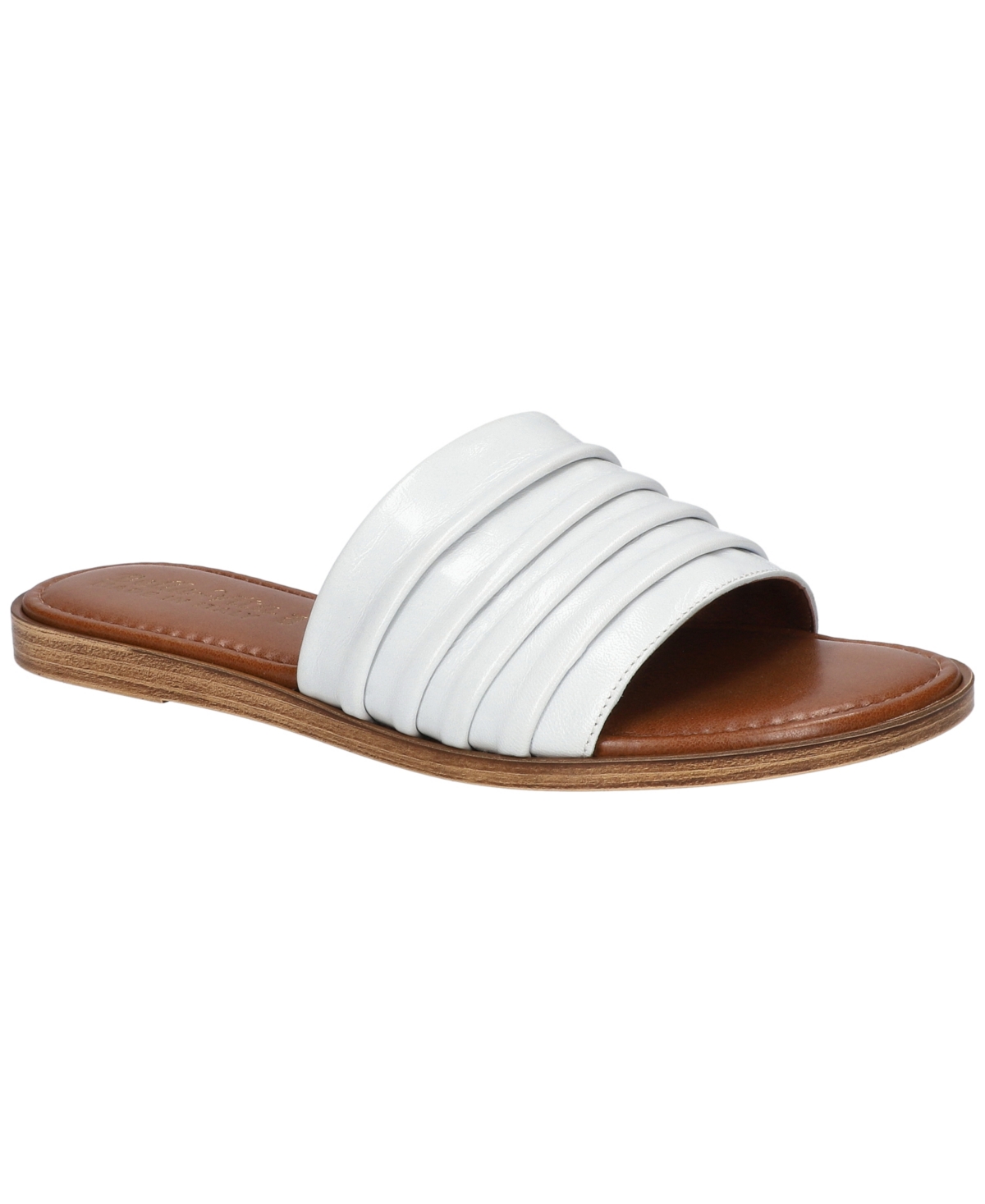Bella Vita Women's Italy Rya-Italy Flat Slide Sandals