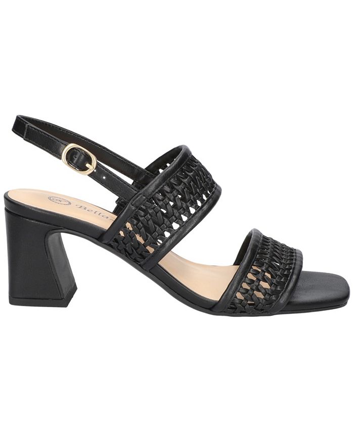 Bella Vita Women's Georgette Block Heel Mule Sandals - Puffy Two-Band Design - View #3