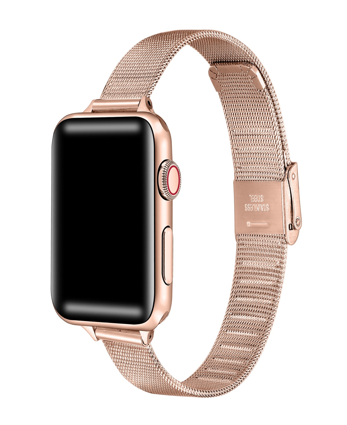 Unisex Blake Stainless Steel Band for Apple Watch Size- 38mm, 40mm, 41mm - Rose Gold