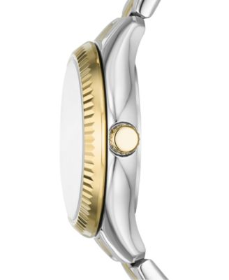 Women's Rye Three-Hand Date Two-Tone Stainless Steel Watch, 30mm