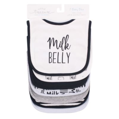 Treasure Seven-Pack Interlock Weave Drool Bibs