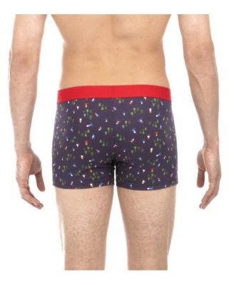 Men's Winter Skier Print Boxer Brief