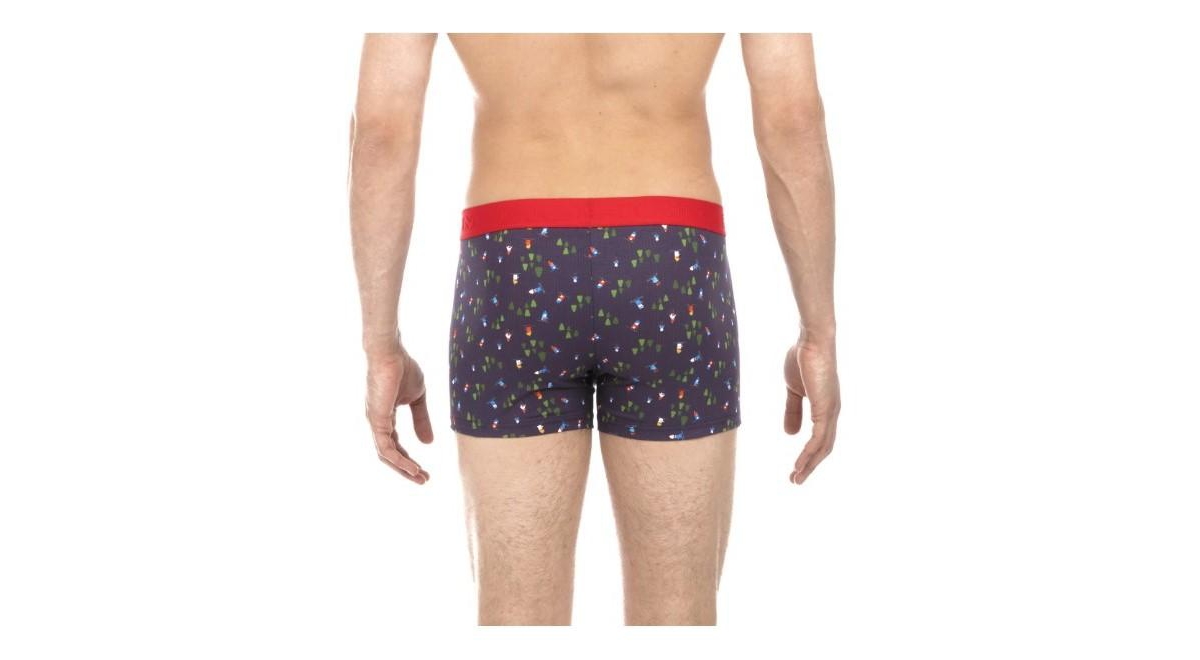 Men's Winter Skier Print Boxer Brief
