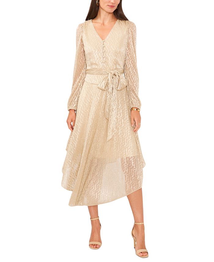 Vince camuto shop belted crepe dress
