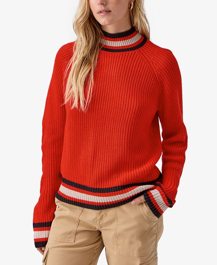 Sanctuary Women's Sporty Stripe LongSleeve Sweater Macy's