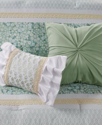 Caralie Seersucker 5-Pc. Comforter Set, King/California King