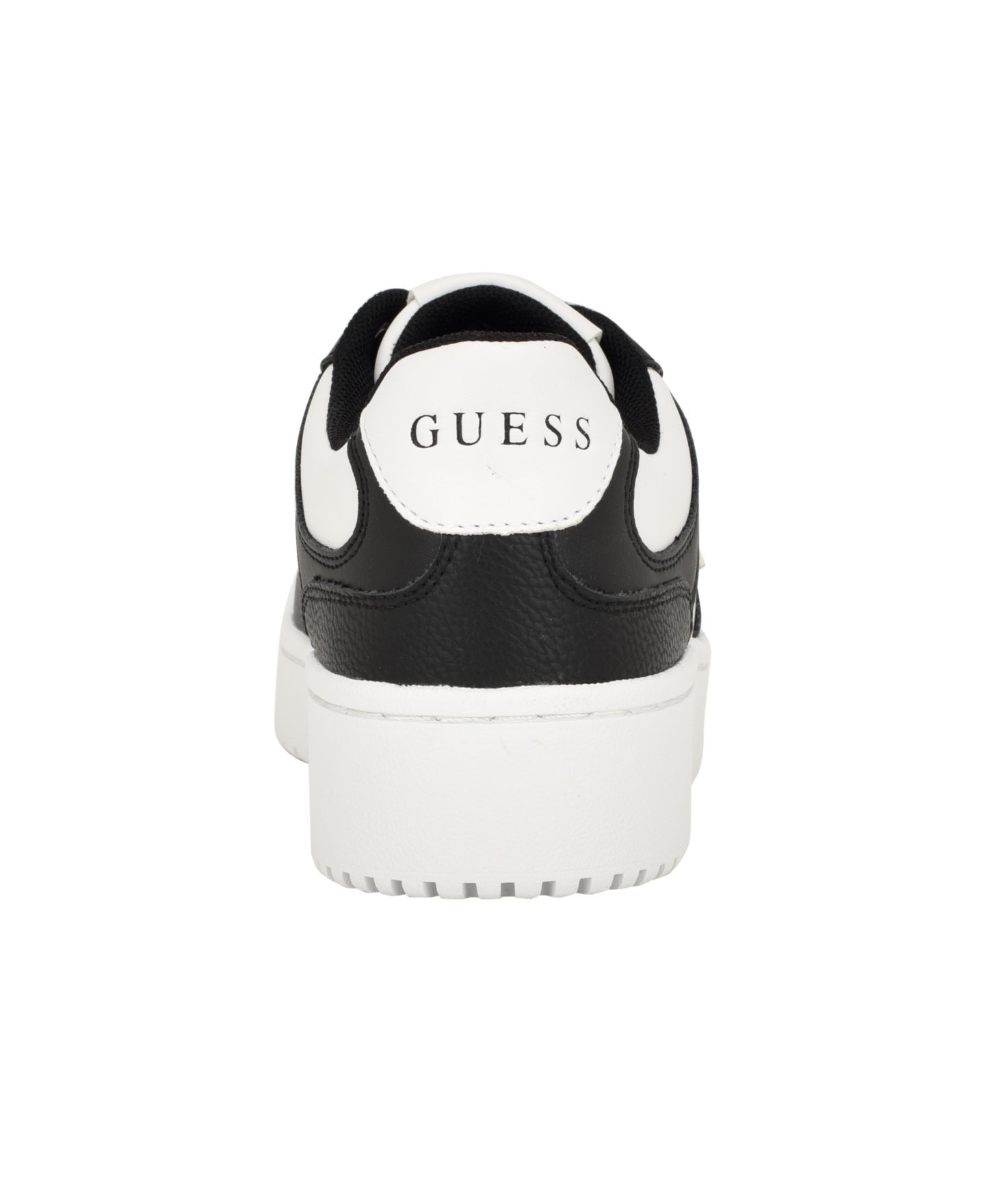 Женские кроссовки GUESS Miram Logo Hardware Lace-Up, цвет: Чёрный / Белый — фото 3