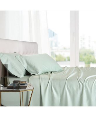 100% Viscose Bamboo 4 Pc Sheet Set, Super Queen