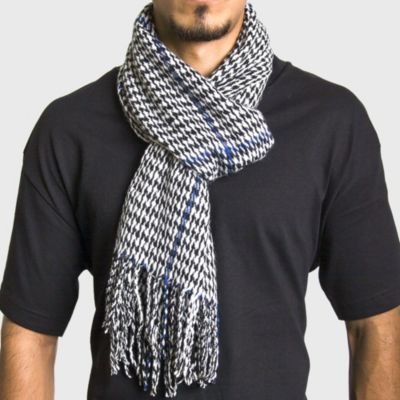 Men's Scarf Soft 80 Inch Long Warm Scarves Plaids Winter Shawl