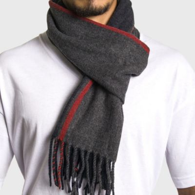 Men's Scarf Soft 80 Inch Long Warm Scarves Plaids Winter Shawl