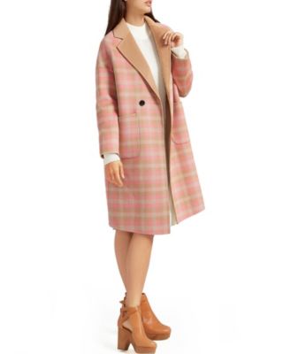 Women's Publisher Double Breasted Wool Blend Coat