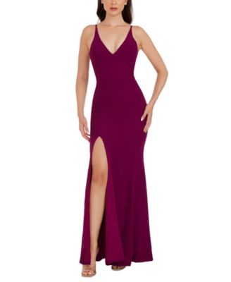Iris High-Slit Evening Gown