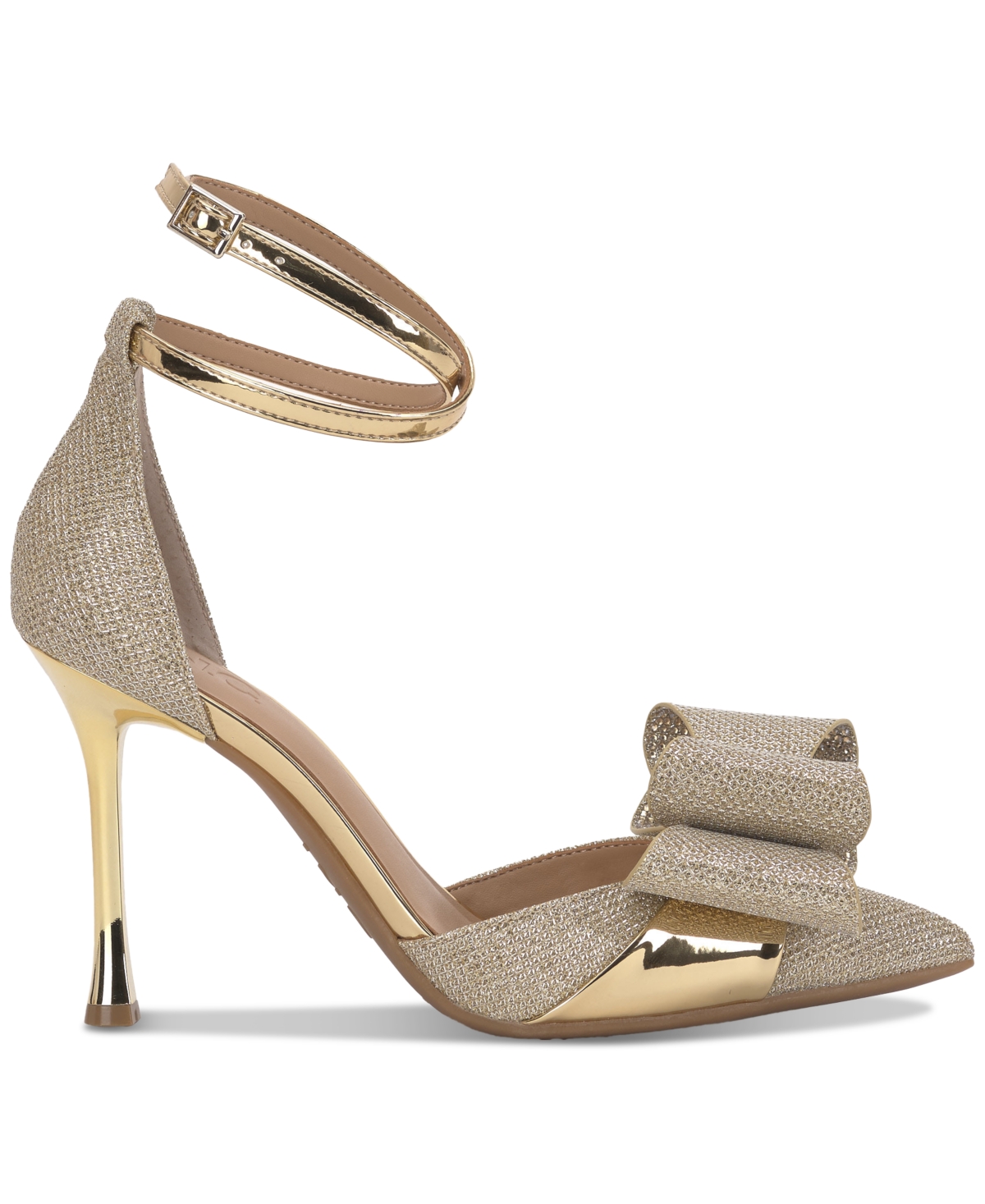 I.n.c. International Concepts Women's Saori Bow Ankle-Strap Pumps, Created for Macy's