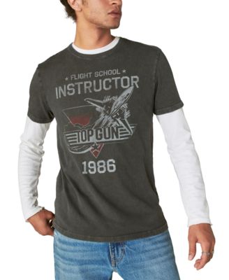Lucky Brand - Men's Top Gun 1986 Short Sleeve Graphic T-Shirt