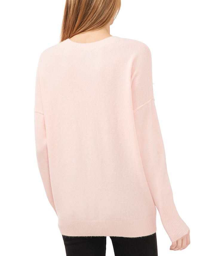 CeCe Women's LongSleeve Imitation Pearl Embellished Sweater Macy's