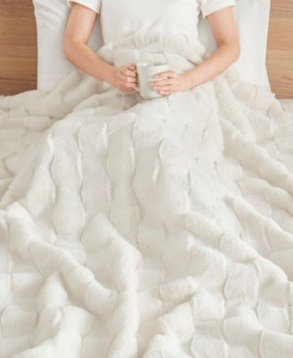 Vivienne Faux Fur Throw, 50" x 60"