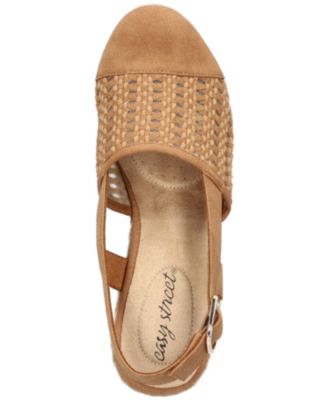 Women's Taffy Buckle Slingback Espadrille Wedges