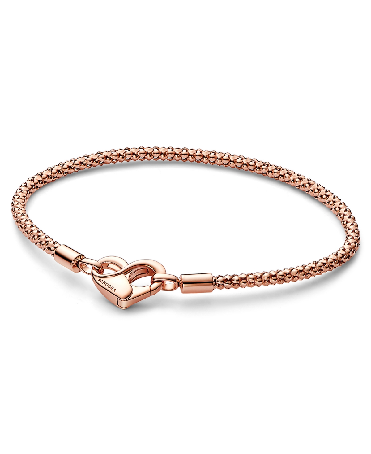 Pandora Moments 14k Rose Gold-plated Studded Chain Bracelet