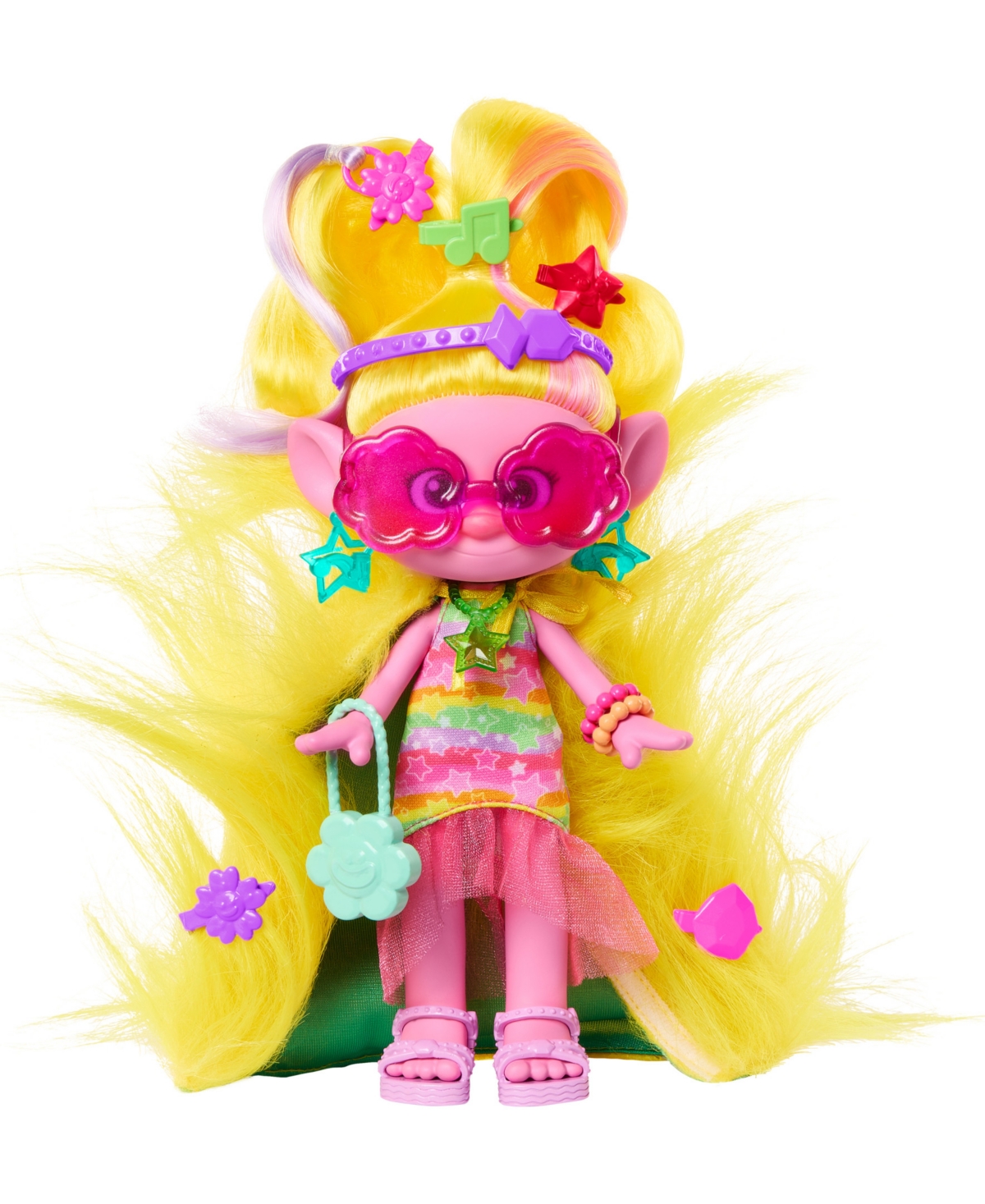 Trolls Kids' Dreamworks Band Together Hairsational Reveals Viva Fashion Doll, 10+ Accessories In Multi-color