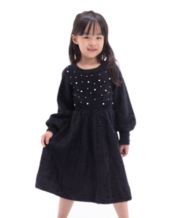 Macys girls black outlet dress
