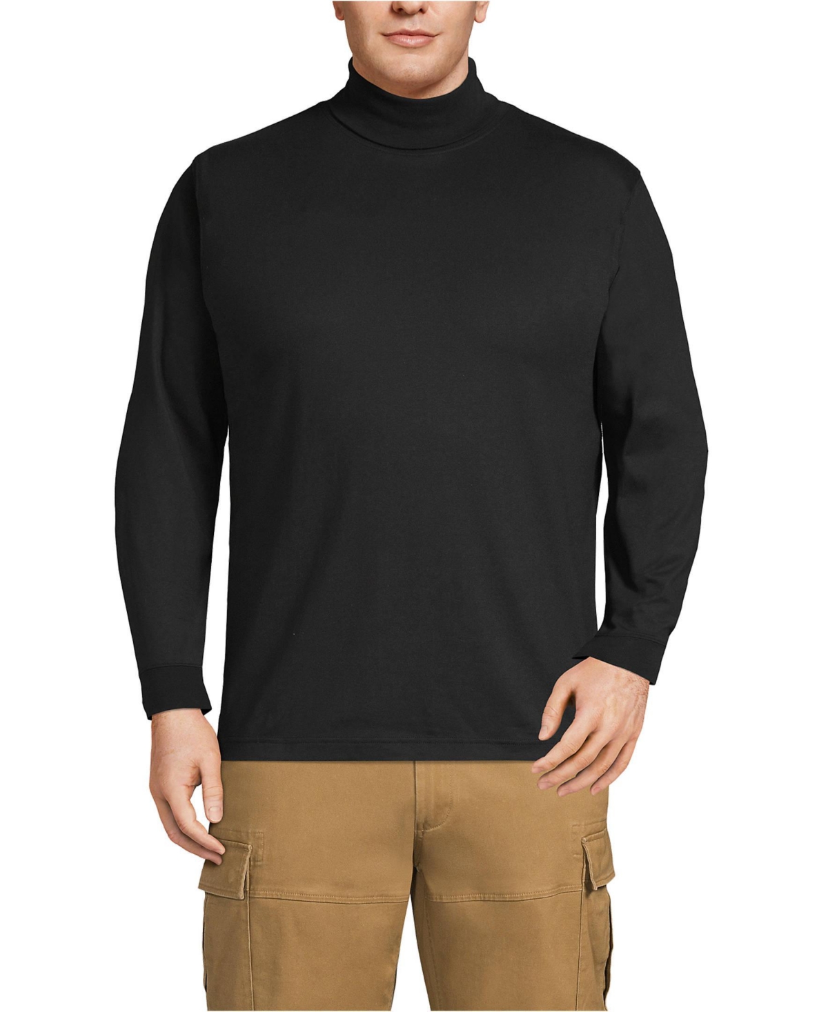 Big & Tall Super-t Turtleneck - Gray heather