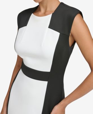 Calvin Klein Petite Colorblocked Sheath Dress