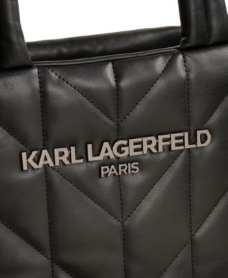 KARL LAGERFELD PARIS Voyage Large Quilted Tote - Macy's