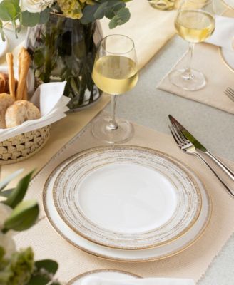 Haku Set of 4 Accent Plates, 9.75"