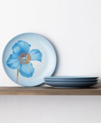 Colorwave Floral Accent Plates, Set of 4