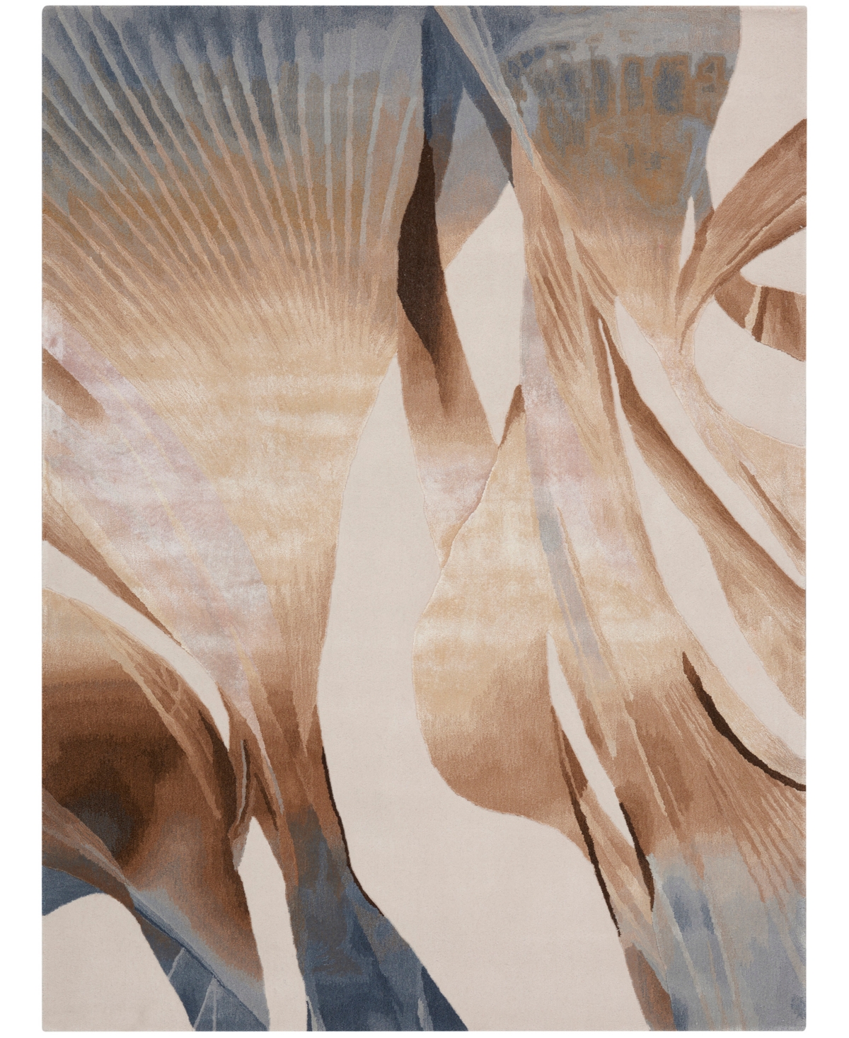 Nourison Home Prismatic PRS35 3'9in x 5'9in Area Rug - Sand