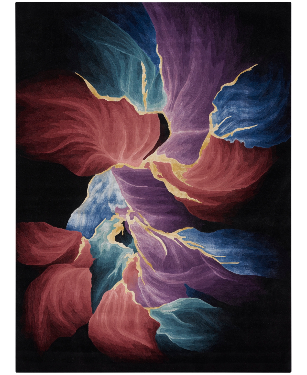 Nourison Home Prismatic PRS34 8'6in x 11'6in Area Rug - Black