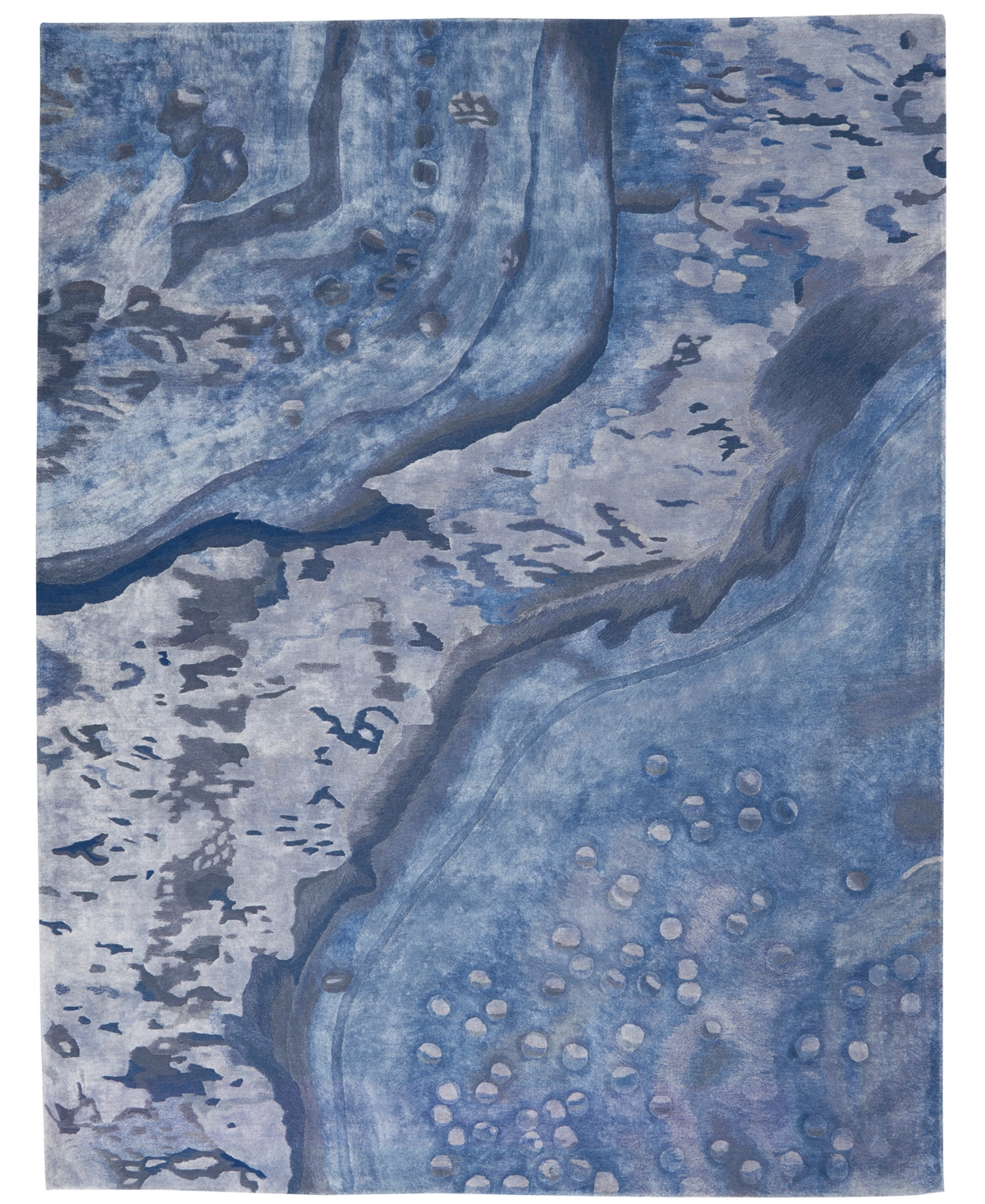 Nourison Home Prismatic PRS05 9'9in x 13'9in Area Rug - Blue