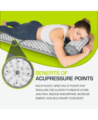 Full Body Acupressure Mat and Pillow Set